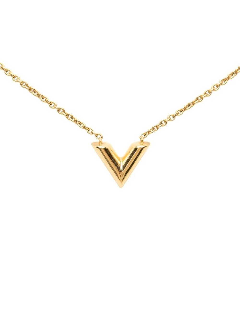 Louis Vuitton Essential V-neck Gold Plated